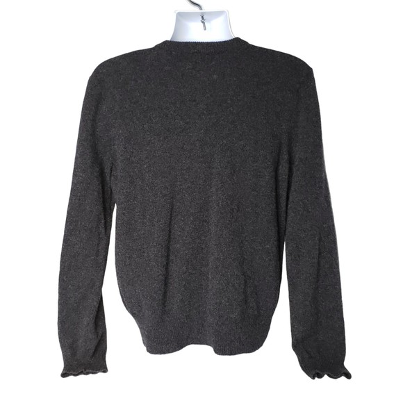 POLO By RALPH LAUREN 100% Lambswool Gray V Neck Sweater Size XL - Picture 7 of 8